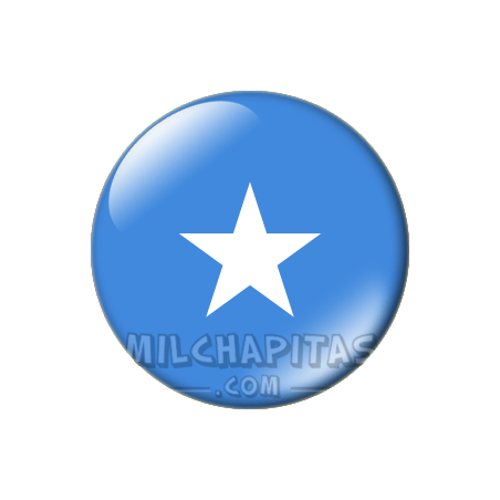 Chapa de África: Bandera de Somalia