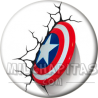 Chapa de Superhéroes: Capitán América 02