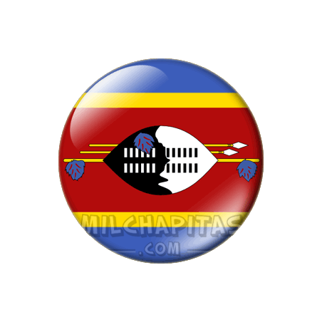Chapa de África: Bandera de Suazilandia