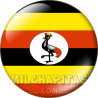 Chapa de África: Bandera de Uganda