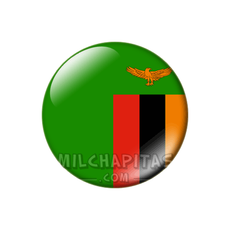 Chapa de África: Bandera de Zambia