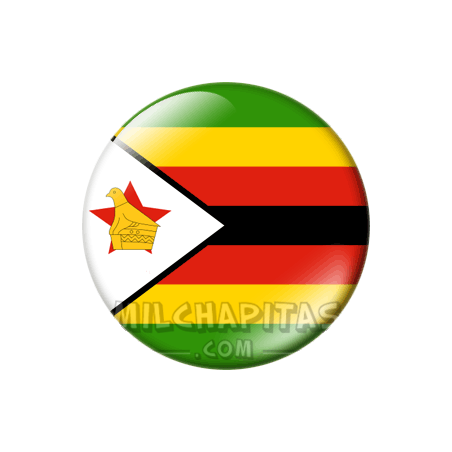 Chapa de África: Bandera de Zimbawe