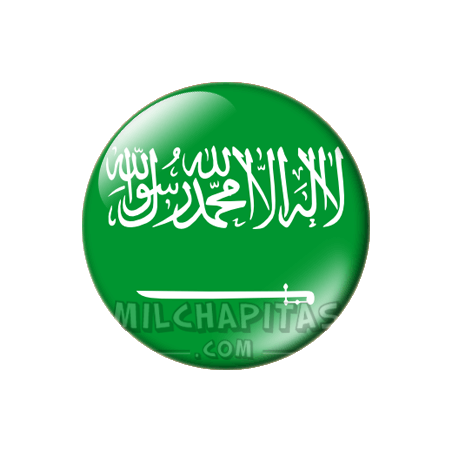 Chapa de Asia: Bandera de Arabia Saudí