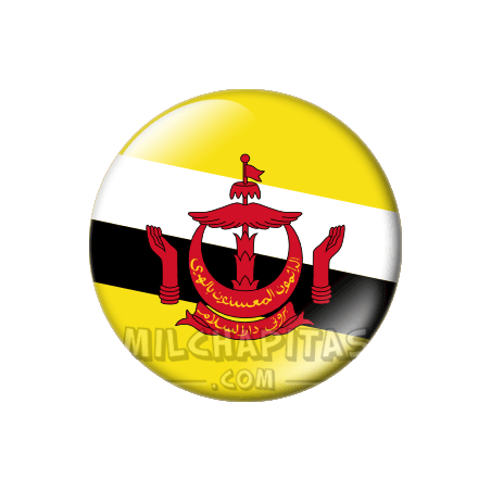 Chapa de Asia: Bandera de Brunei