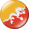 Chapa de Asia: Bandera de Bután