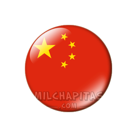 Chapa de Asia: Bandera de China