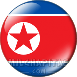 Bandera de Corea del Norte