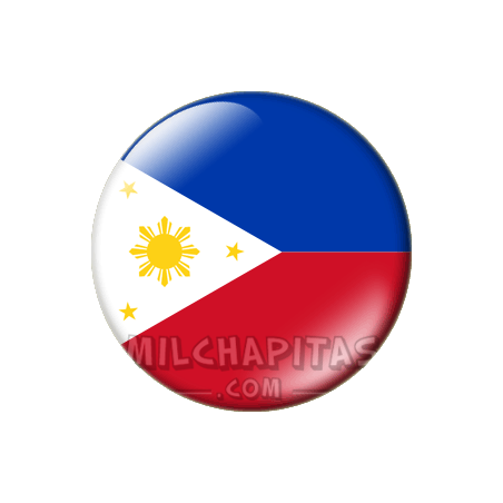 Chapa de Asia: Bandera de Filipinas