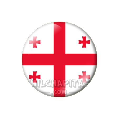 Chapa de Asia: Bandera de Georgia