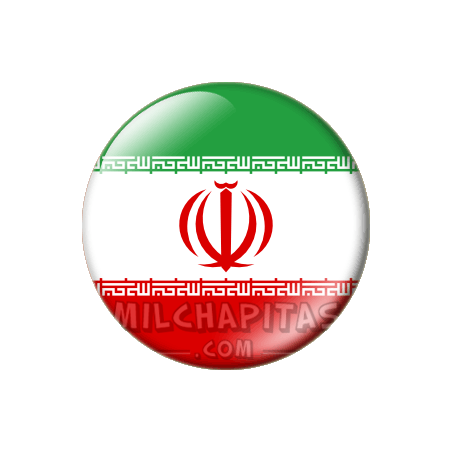 Chapa de Asia: Bandera de Irán