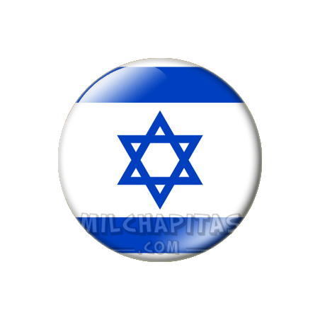Chapa de Asia: Bandera de Israel