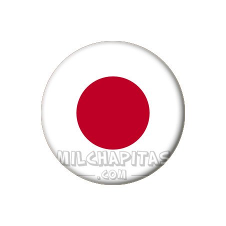 Chapa de Asia: Bandera de Japón