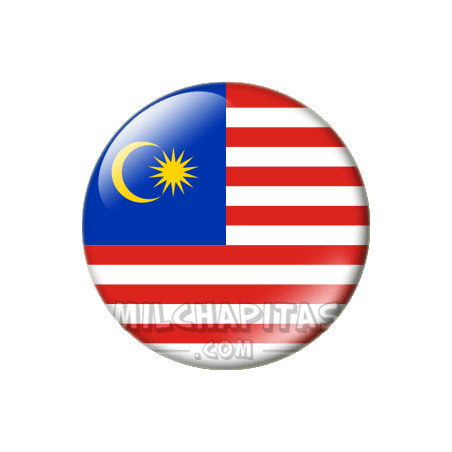 Chapa de Asia: Bandera de Malasia