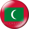 Chapa de Asia: Bandera de Maldivas