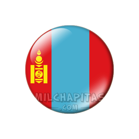 Chapa de Asia: Bandera de Mongolia
