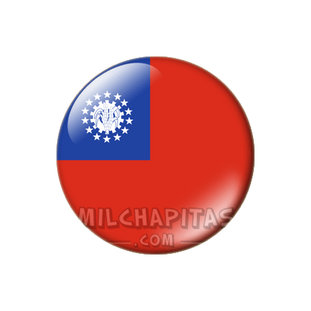 Chapa de Asia: Bandera de Myanmar