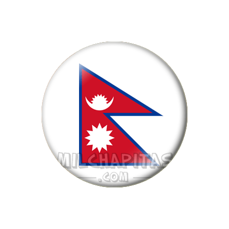 Chapa de Asia: Bandera de Nepal