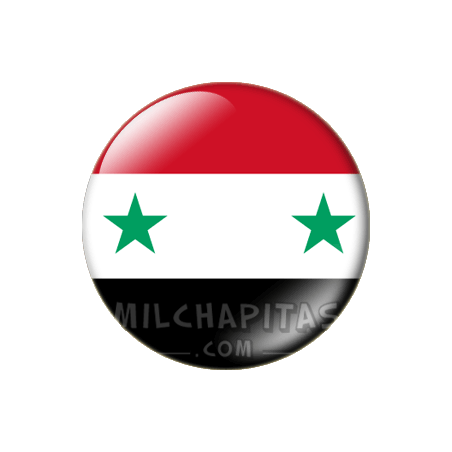Chapa de Asia: Bandera de Siria
