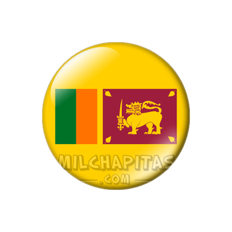 Chapa de Asia: Bandera de Sri Lanka