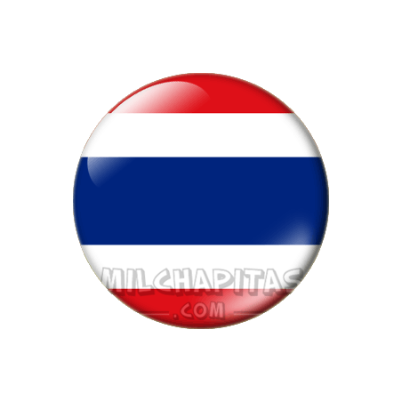 Chapa de Asia: Bandera de Tailandia