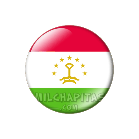 Chapa de Asia: Bandera de Tayikistán
