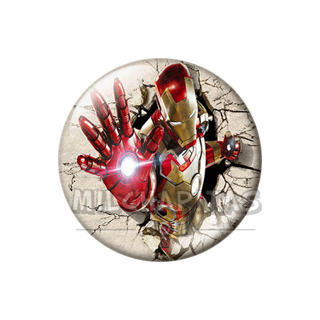 Chapa de Superhéroes: Iron man 01
