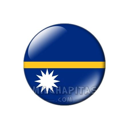 Chapa de Oceanía: Bandera de Nauru