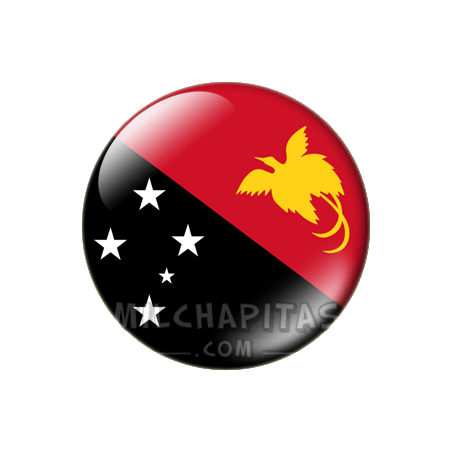 Chapa de Oceanía: Bandera de Papua Nueva Guinea
