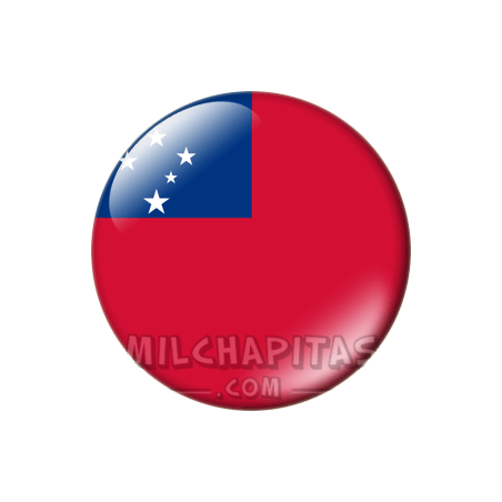 Chapa de Oceanía: Bandera de Samoa