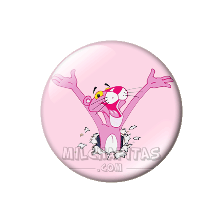 Chapa de La Pantera Rosa: La pantera rosa apareciendo
