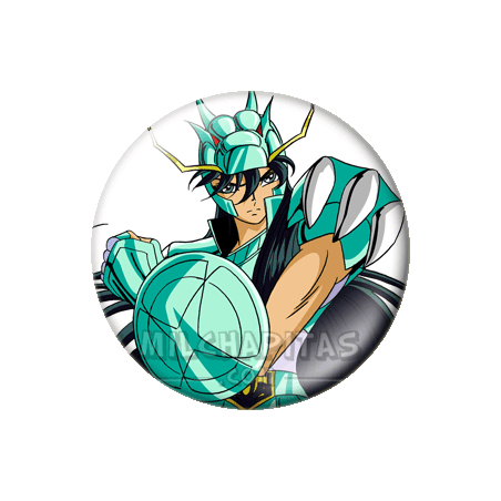 Chapa de Caballeros de Bronce: Shiryu de Dragón 2