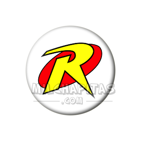 Chapa de Superhéroes: Logo Robin