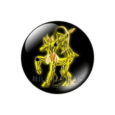 Chapa de Caballeros de Oro: Armadura Sagitario