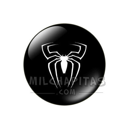Chapa de Superhéroes: Logo Spiderman