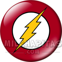 Logo superhéroe Flash