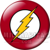 Chapa de Superhéroes: Logo superhéroe Flash