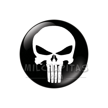 Chapa de Marvel: Logo Punisher