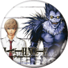 Chapa de Death Note: Light y Ryuk