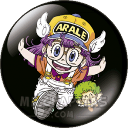 Arale feliz