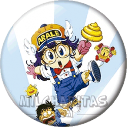 Arale saltando