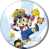 Chapa de Dr. Slump: Arale saltando