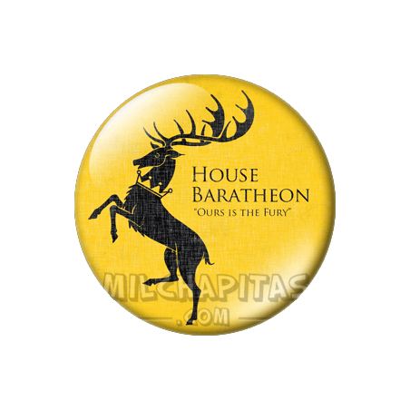 Chapa de Juego de Tronos: Casa Baratheon