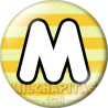 Chapa de Abecedario: Letra M