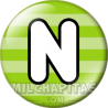 Chapa de Abecedario: Letra N