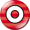 Chapa de Abecedario: Letra O