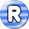 Chapa de Abecedario: Letra R
