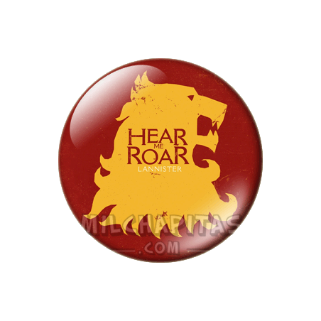 Chapa de Juego de Tronos: Casa Lannister