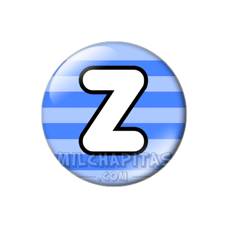 Chapa de Abecedario: Letra Z