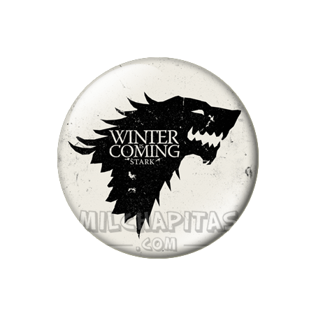 Chapa de Juego de Tronos: Casa Stark