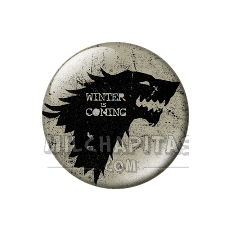 Chapa de Juego de Tronos: Casa Stark 2